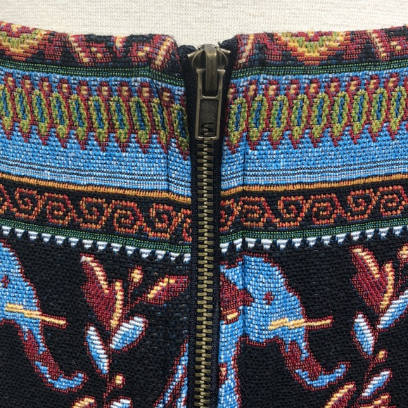 Modcloth Louche Elephant Instinct Jacquard Woven Skirt 4 - Picture 7 of 11